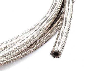 German quality fuel hose 5.5mm ID 11mm OD stainless braided - OEM PART NO: AC1278812BQ