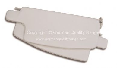 German quality sunvisors in off white RHD - OEM PART NO: 113857551E RHD