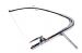 German quality chrome 1/4 light frame complete Left 56-64