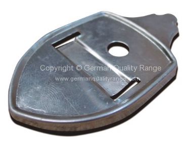 German quality chrome base for bonnet crest Beetle 52-63 - OEM PART NO: 113853631B