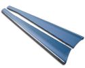 german_quality_running_boards_with_satin_blue_mats_fixings--and--30mm_stainless_trims