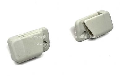German quality sunvisor clips in off white - OEM PART NO: 111857562A