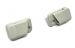 German quality sunvisor clips in off white