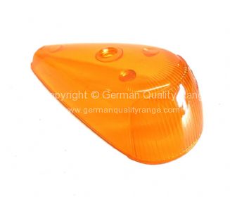 German quality orange indicator lens for German chrome top - OEM PART NO: 111953161J
