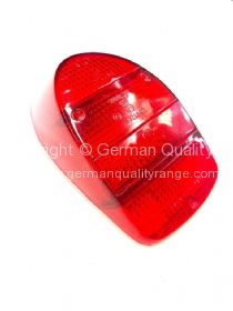German quality tombstone rear light lens hella marked all red - OEM PART NO: 111945241MS
