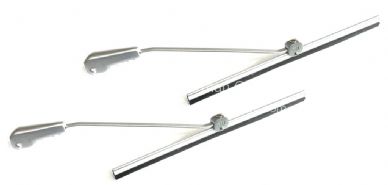 German quality silver wiper arm and blade Kit - OEM PART NO: 113955425AKIT