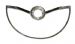 German quality chrome horn ring for OEM style steering wheel
