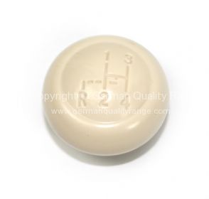 German quality ivory gear knob with shift pattern 7mm - OEM PART NO: 113711141AIVP