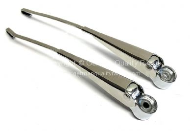 German quality chrome wiper arms plastic cap style convertible Beetle - OEM PART NO: 111955408ASS