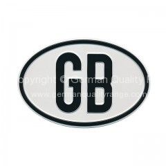 German quality GB plaque - OEM PART NO: 111812111