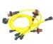 German quality silicone ht lead set Yellow 1200cc-1600cc