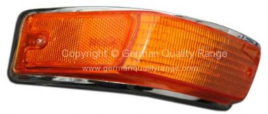 German quality front indicator lens with Hella logo Right Ghia - OEM PART NO: 141953162C