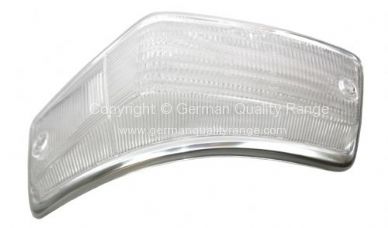 German quality front indicator lens Clear Left Ghia - OEM PART NO: 141953161C