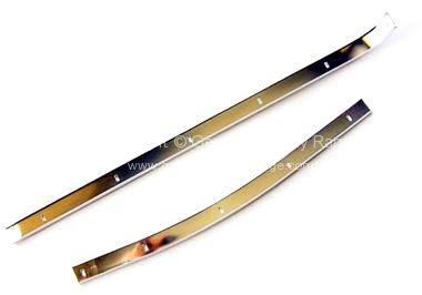 German quality rear 1/4 window aluminium trim 2 pc Left - OEM PART NO: 143853347A