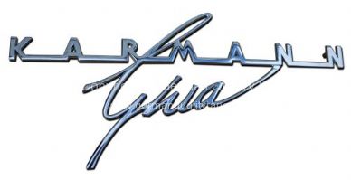 German quality decklid script Ghia - OEM PART NO: 343853905