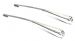 German quality chrome wiper arms grub screw style Ghia