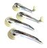 German quality window winder & relase handle set Silver beige