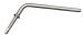 German quality Polished stainless D/S mirror arm 8mm