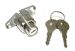 German quality push button tailgate lock with 2 T code keys