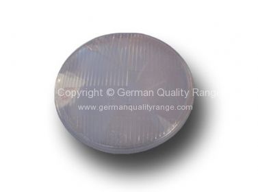 German quality headlamp glass with Hella logo Right side for RHD Bus - OEM PART NO: 214941116
