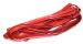 German quality belt line trim insert in Sealing Wax Red
