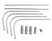 German quality corner window jail bar set for 15 and 23 window