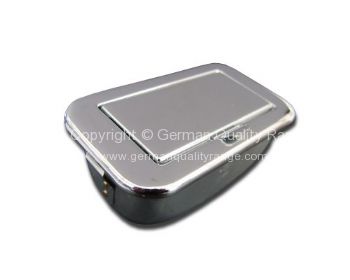 German quality chrome ashtray complete - OEM PART NO: 221857305