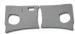 German quality kick panels  ABS grey leather grain finish LHD Bus