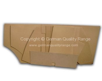 German quality set of 8 oil tempered hardboard interior door cards - OEM PART NO: 221863029A