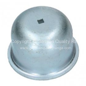 German quality grease cap for left side with hole for speedo cable Bus 8/63-7/70 - OEM PART NO: 211405691A