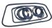 German quality panel van conversion window seal kit 6 windows with black insert