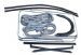 German quality cab door seal kit German door seals and fixed 1/4 light both doors