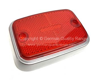 German quality side marker rear lens red & silver OEM logo - OEM PART NO: 211945363A