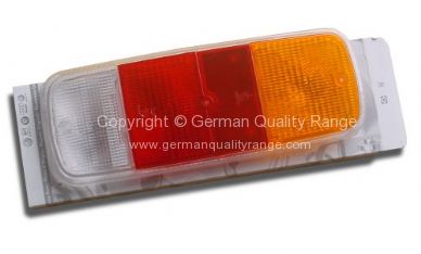 German quality amber red and white rear lens - OEM PART NO: 211945241ADOE