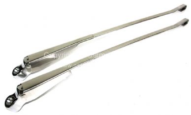 German quality chrome stainless steel wiper arms domed nut style - OEM PART NO: 211955409SS