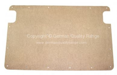 German quality early sliding door card with straight cut edges made from oil tempered hardboard - OEM PART NO: 214627888