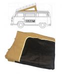 german_quality_westfalia_pop_top_canvas_front_hinge_in_tan