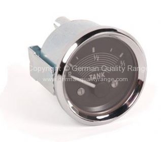 German quality fuel gauge 12V OE style face T2 55-67 & Karmann Ghia - OEM PART NO: 211919033