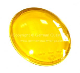 German quality Hella yellow headlamp glass for USA spec headlamp - OEM PART NO: 111941115GY