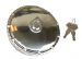 German quality stainless steel locking fuel cap 100mm neck