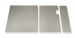 German quality double cab rear panel set ABS grey leather grain finish