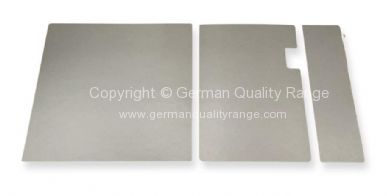 German quality double cab rear panel set ABS grey leather grain finish - OEM PART NO: 214867105