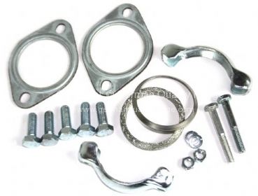 German quality silencer and tailpipe fit kit 1600cc T25 80-83 - OEM PART NO: 070298052A
