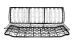 German quality full width flat back complete front bench frame Bus