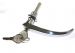 German quality side door handle with 2 E profile keys Bus