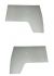 German quality cab door cards ABS grey leather grain finish