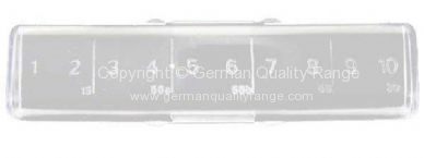 German quality fuse box cover 10 fuse - OEM PART NO: 181937555