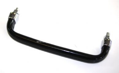 German quality deluxe dash grab handle black with chrome ends Bus 55-67 - OEM PART NO: 211857641BC