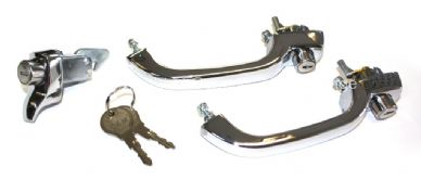 German quality handle set on one key Single cab pick up Bus 1968 only - OEM PART NO: 24483720668P