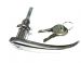 German quality side door handle with 2 keys
